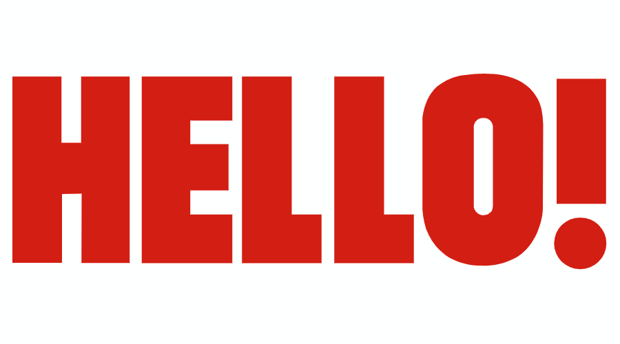 Hello magazine vector logo